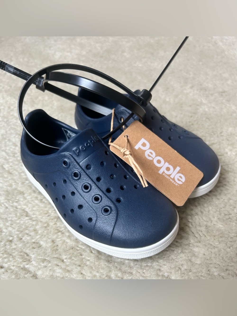 People Footwear Kids' Navy Water Shoes - Slip-On, Lightweight